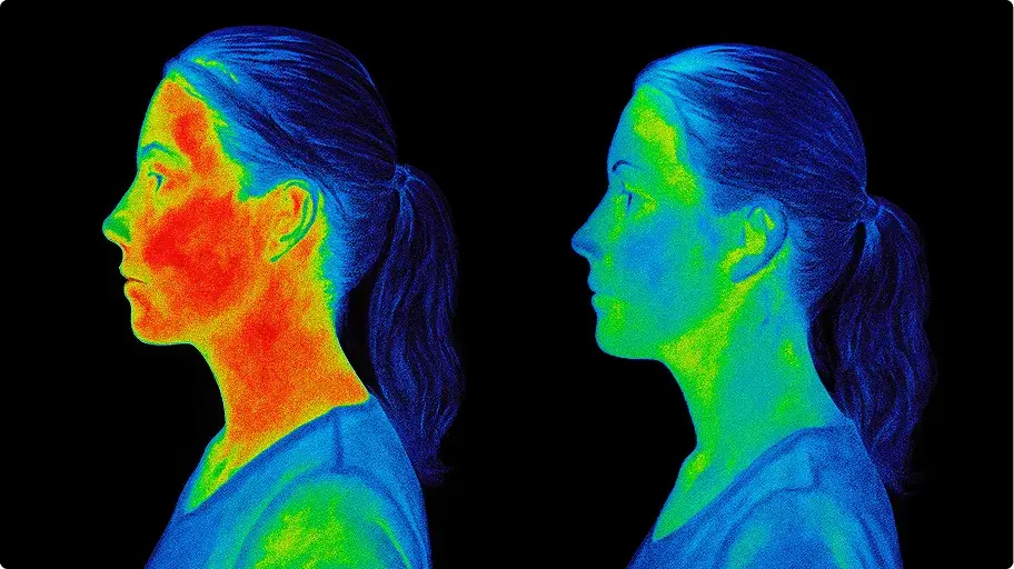 Illustration of how ODIN SafeWave blocks radiation.