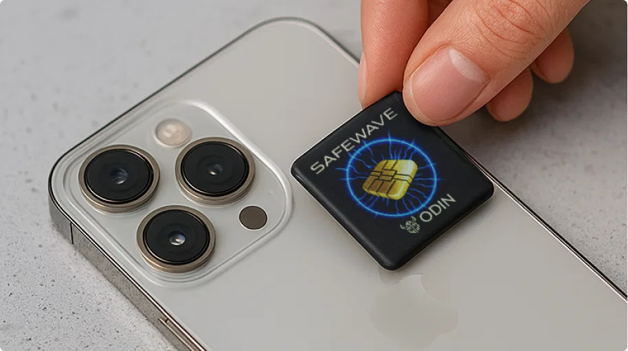 The ODIN SafeWave device for EMF protection.